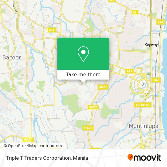 Triple T Traders Corporation map