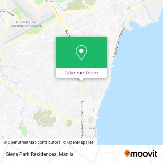 Siena Park Residences map