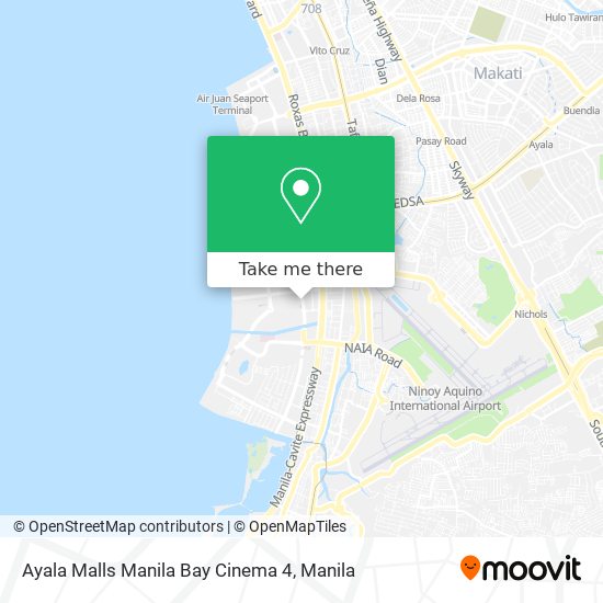 Ayala Malls Manila Bay Cinema 4 map