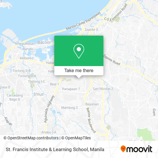 St. Francis Institute & Learning School map