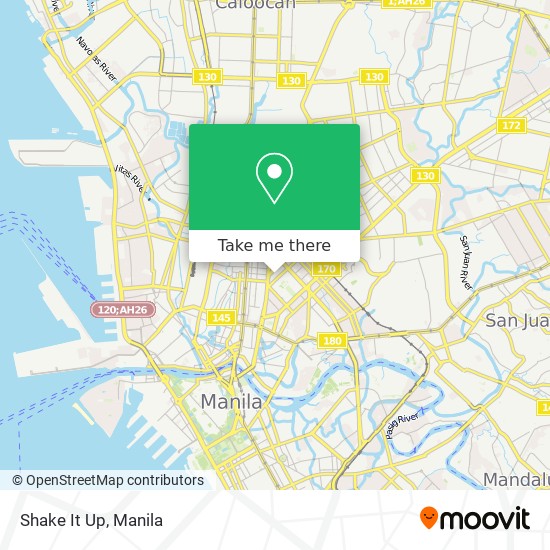 Shake It Up map