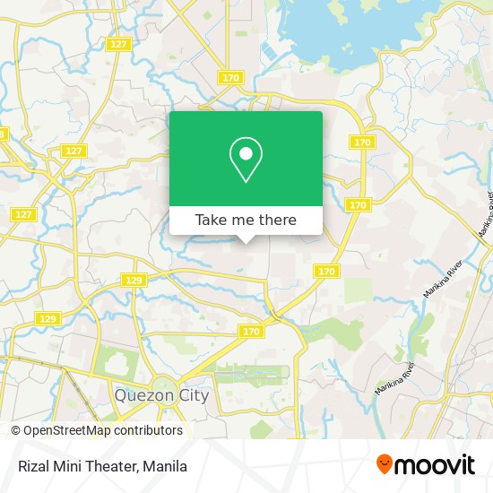 Rizal Mini Theater map