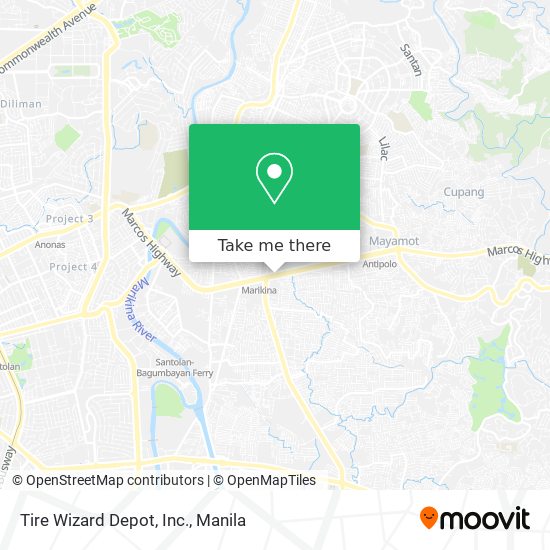 Tire Wizard Depot, Inc. map