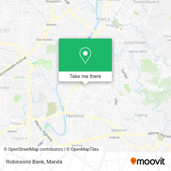 Robinsons Bank map