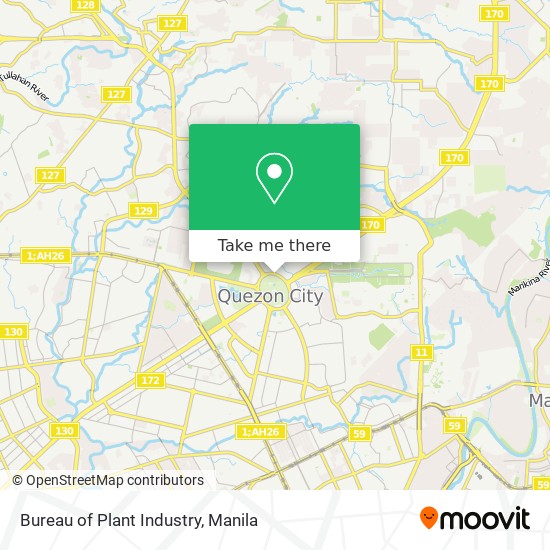 Bureau of Plant Industry map