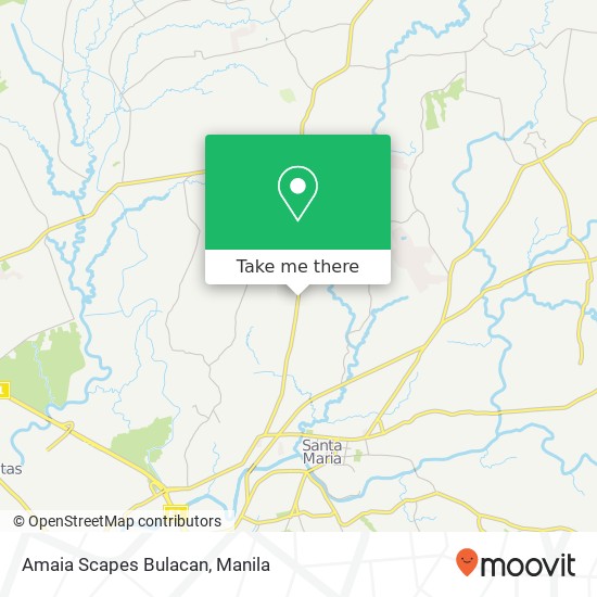 Amaia Scapes Bulacan map