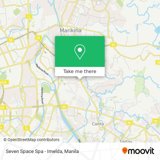 Seven Space Spa - Imelda map