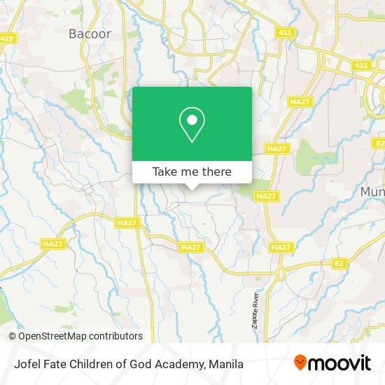 Jofel Fate Children of God Academy map