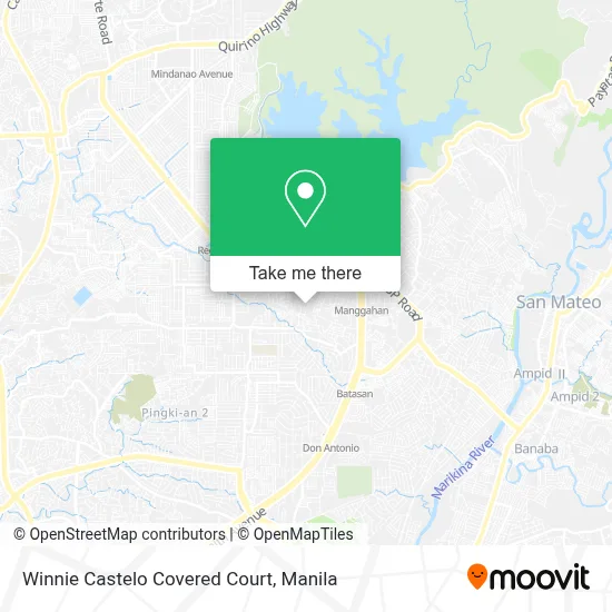 Winnie Castelo Covered Court map
