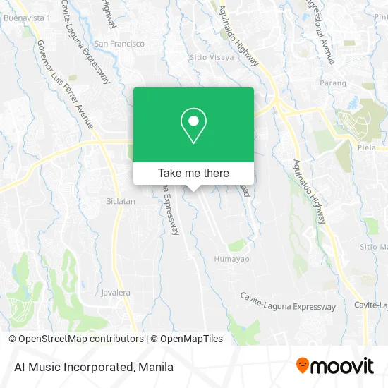 AI Music Incorporated map