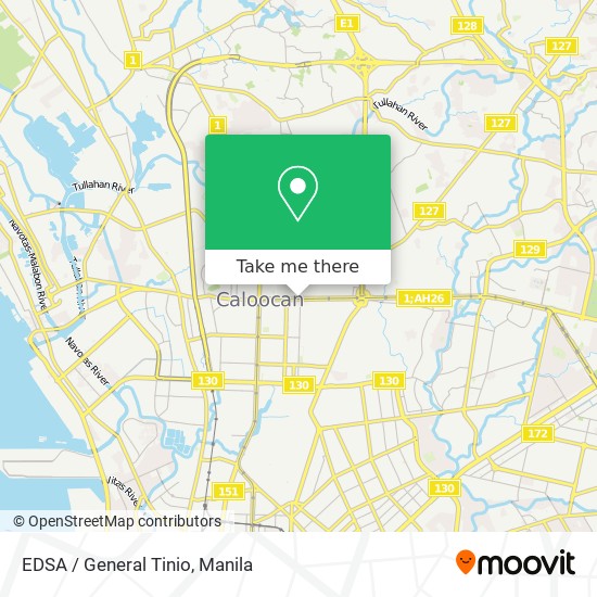 EDSA / General Tinio map