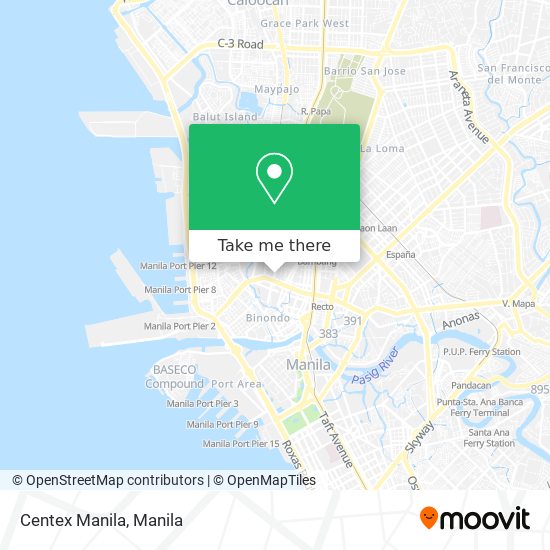 Centex Manila map