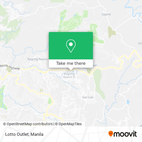 Lotto Outlet map