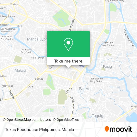 Texas Roadhouse Philippines map