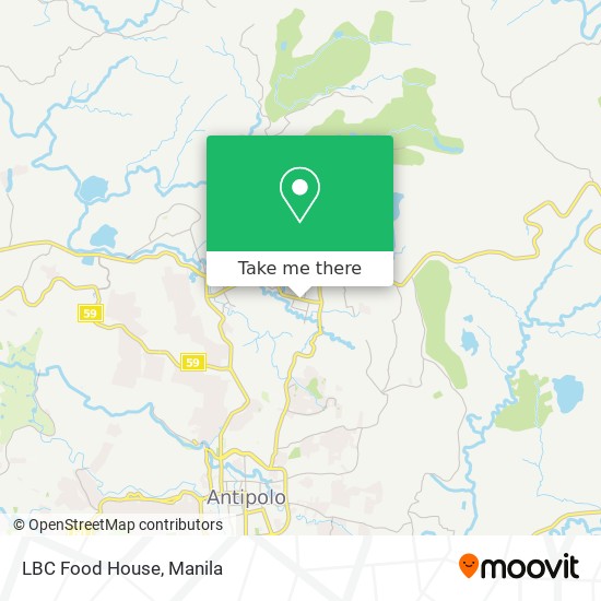 LBC Food House map