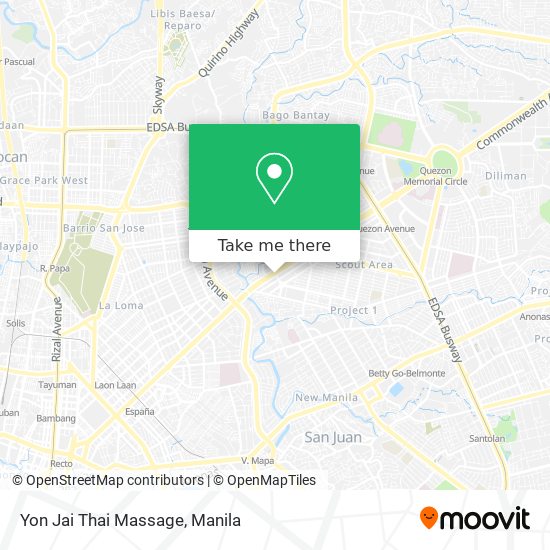 Yon Jai Thai Massage map