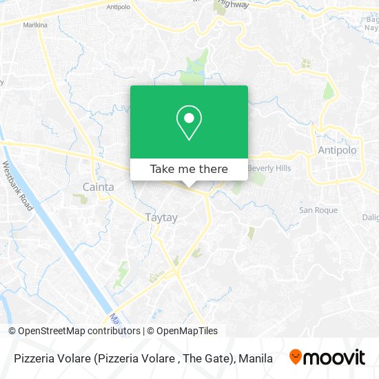 Pizzeria Volare (Pizzeria Volare , The Gate) map