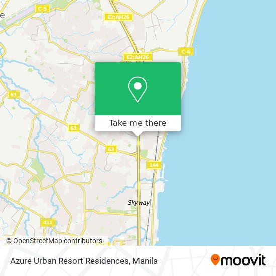 Azure Urban Resort Residences map