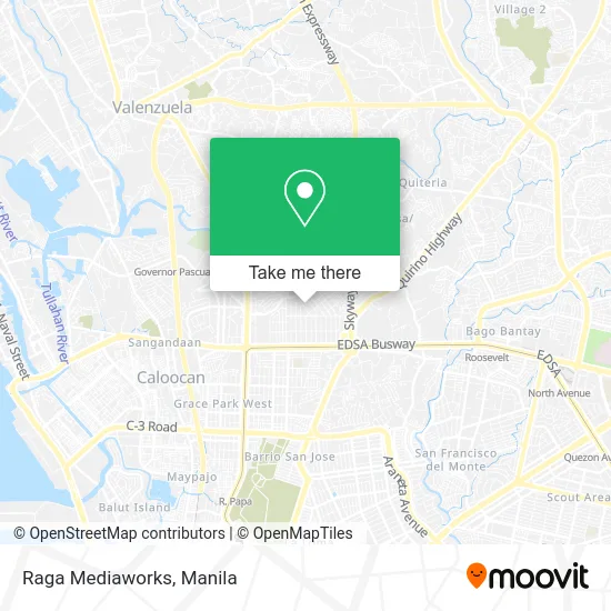 Raga Mediaworks map