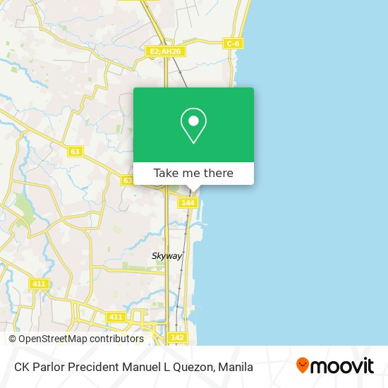 CK Parlor Precident Manuel L Quezon map