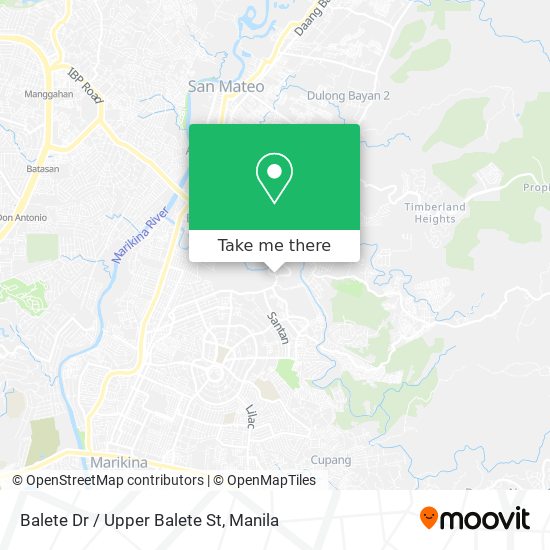 Balete Dr / Upper Balete St map