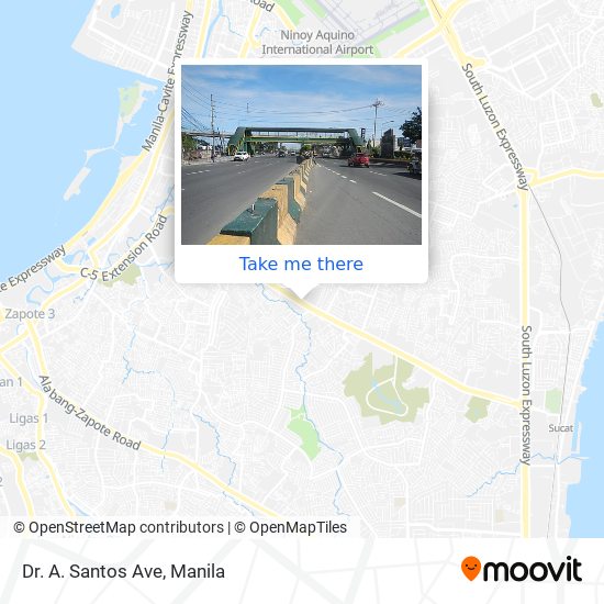 Dr. A. Santos Ave map