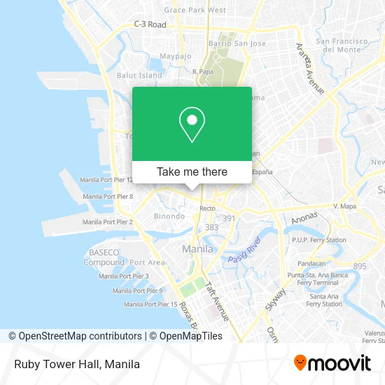 Ruby Tower Hall map