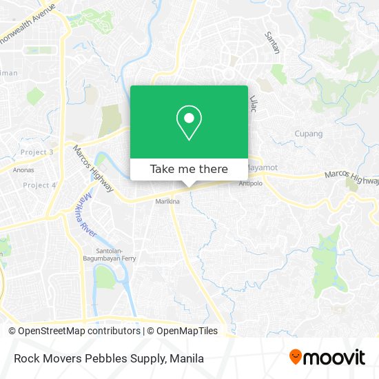 Rock Movers Pebbles Supply map