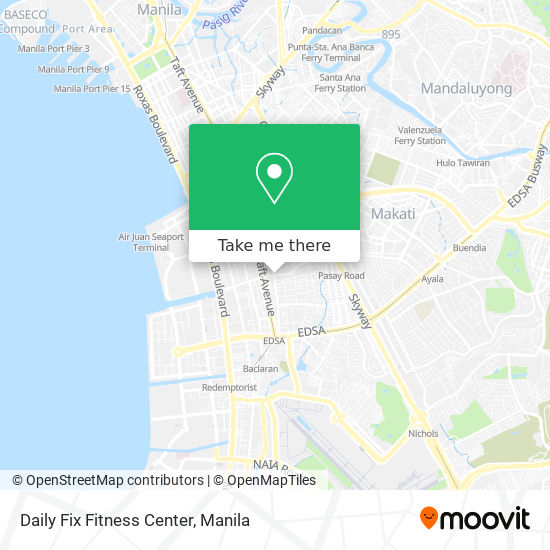 Daily Fix Fitness Center map