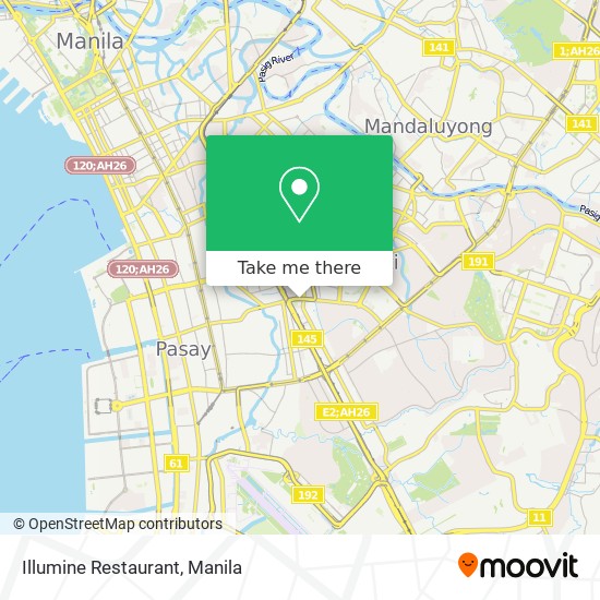 Illumine Restaurant map