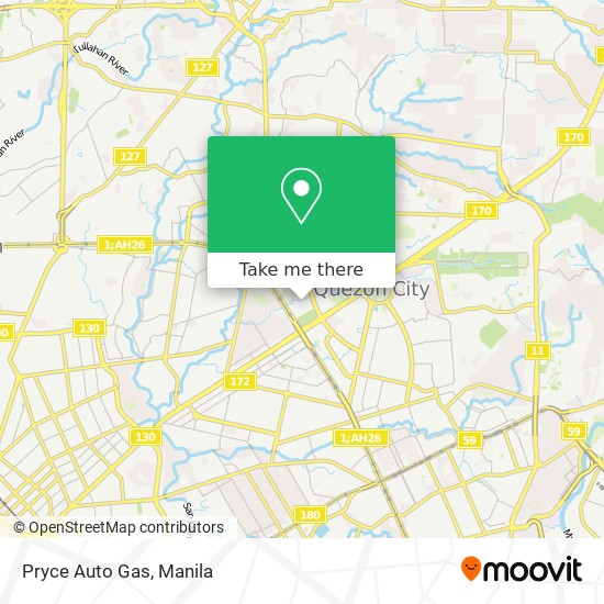 Pryce Auto Gas map