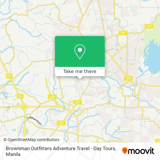Brownman Outfitters Adventure Travel - Day Tours map