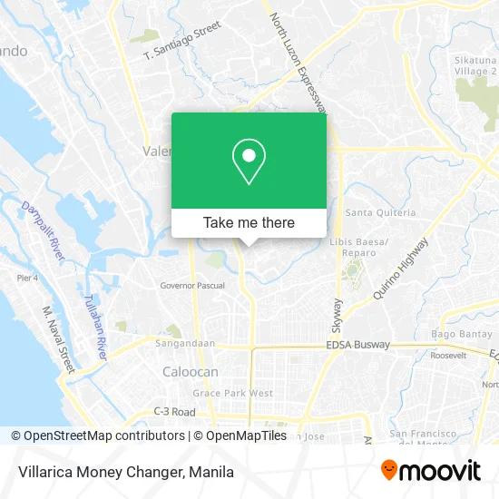 Villarica Money Changer map