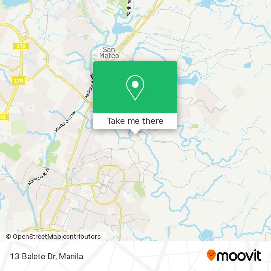 13 Balete Dr map