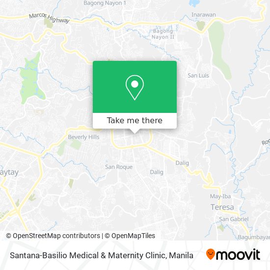 Santana-Basilio Medical & Maternity Clinic map