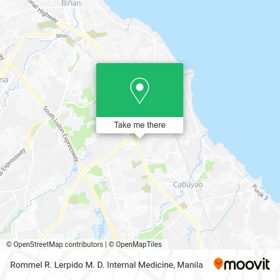Rommel R. Lerpido M. D. Internal Medicine map
