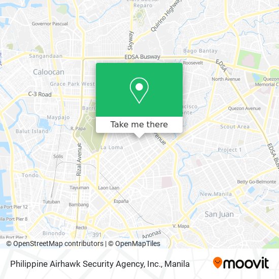 Philippine Airhawk Security Agency, Inc. map