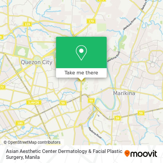 Asian Aesthetic Center Dermatology & Facial Plastic Surgery map