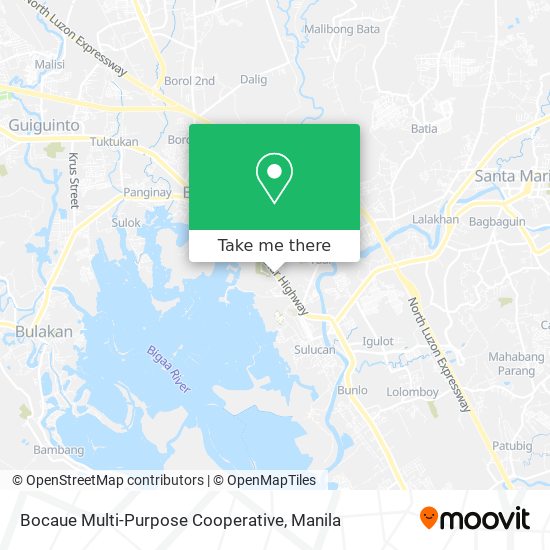 Bocaue Multi-Purpose Cooperative map