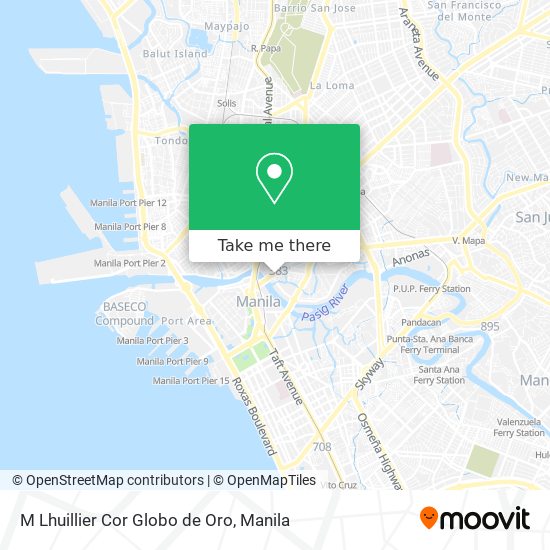 M Lhuillier Cor Globo de Oro map