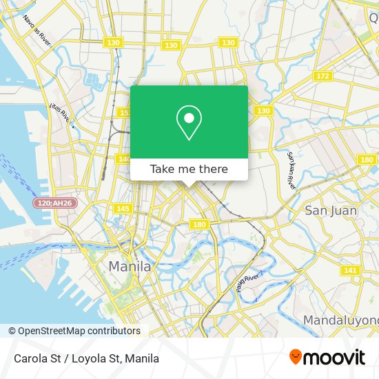 Carola St / Loyola St map