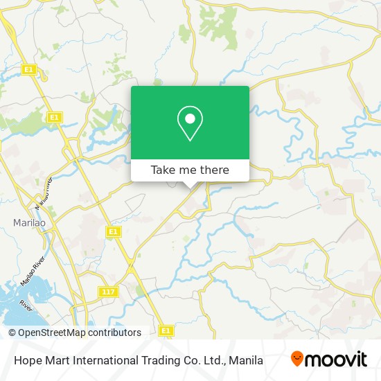 Hope Mart International Trading Co. Ltd. map