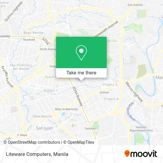 Liteware Computers map