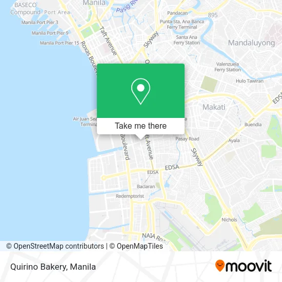 Quirino Bakery map