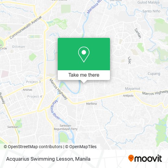 Acquarius Swimming Lesson map