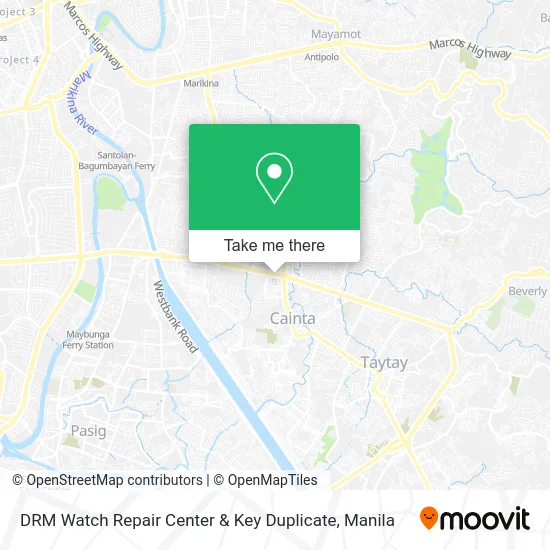 DRM Watch Repair Center & Key Duplicate map