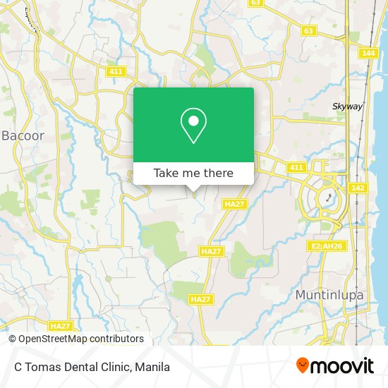 C Tomas Dental Clinic map