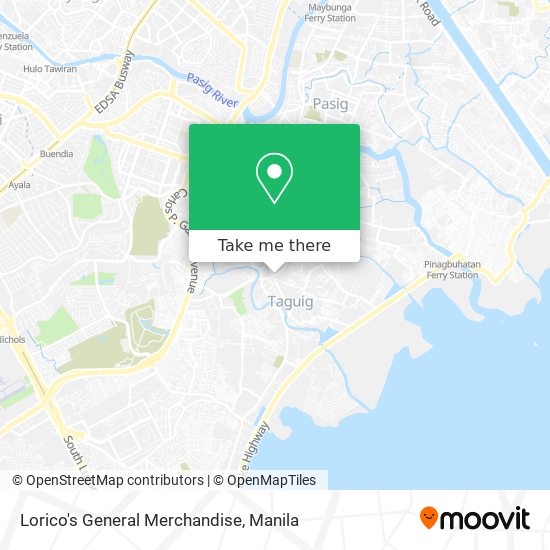 Lorico's General Merchandise map