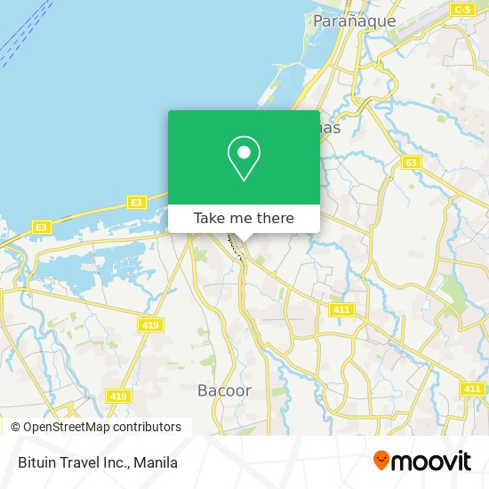 Bituin Travel Inc. map