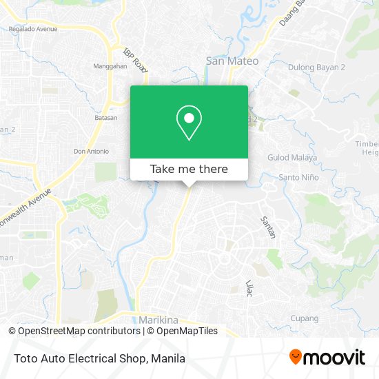 Toto Auto Electrical Shop map